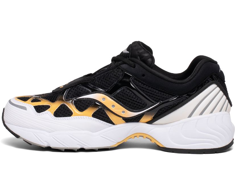 Saucony Grid Web Women's Originals White / Black / Yellow | Canada 003EBCX